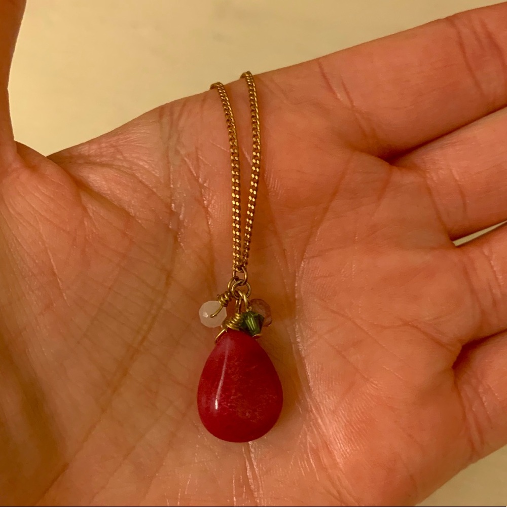 Beaded Drop Necklace